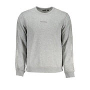 Calvin Klein Gray Polyester Men Sweater