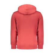 Calvin Klein Red Cotton Sweatshirt
