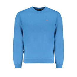 Napapijri Blue Cotton Men Sweater