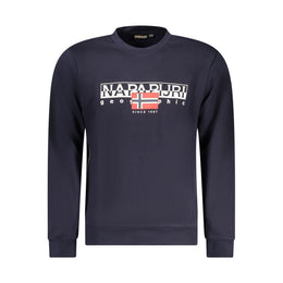 Napapijri Blue Cotton Sweatshirt