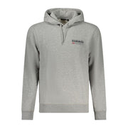 Napapijri Gray Cotton Men Sweater