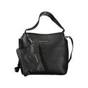 Mario Valentino Black Polyurethane Women Handbag