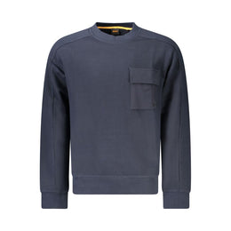 Hugo Boss Blue Cotton Men Sweater