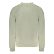 Guess Jeans Green Cotton Men Sweater