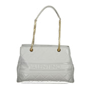 Mario Valentino Gray Polyethylene Handbag