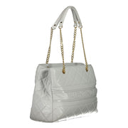 Mario Valentino Gray Polyethylene Handbag