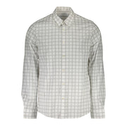 Calvin Klein Bianco Cotton Mens Shirt