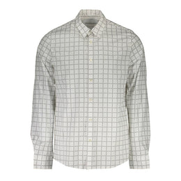 Calvin Klein Bianco Cotton Mens Shirt