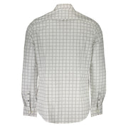 Calvin Klein Bianco Cotton Mens Shirt