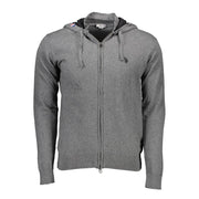 U.S. POLO ASSN. Grigio Cotton Mens Cardigan