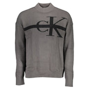 Calvin Klein Gray Cotton Sweater