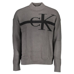 Calvin Klein Gray Cotton Sweater
