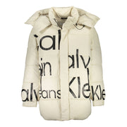 Calvin Klein Beige Polyester Men Jacket