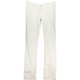 Blend White Cotton Jeans Denim