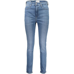 Calvin Klein Blue Cotton Jeans Denim