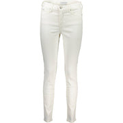 Calvin Klein White Cotton Jeans Denim