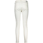 Calvin Klein White Cotton Jeans Denim