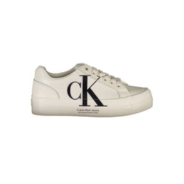 Calvin Klein White Polyester Sneaker
