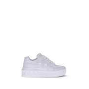 Valentino Garavani White Calf Leather Bos Taurus Chunky Sneakers