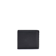 Valentino Garavani Black Calf Leather Bos Taurus Wallet