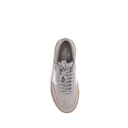 Valentino Garavani Beige Calf Leather Bos Taurus Low Top Sneakers