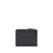 Valentino Garavani Black Calf Leather Bos Taurus Wallet