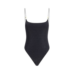 Oséree Black Polyamide One-Piece Swimsuit