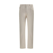 Brunello Cucinelli Cream Cotton Jeans Denim