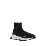Balenciaga Black Polyester Athletic Sneakers