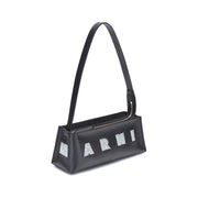 Marni Black Calf Leather Bos Taurus Shoulder Bag