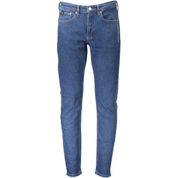 Calvin Klein Blue Cotton Jeans Denim