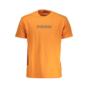 Napapijri Orange Cotton T-Shirt