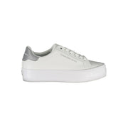 Calvin Klein White Polyester Sneaker