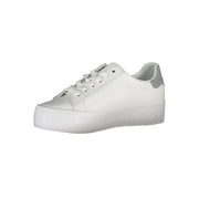 Calvin Klein White Polyester Sneaker
