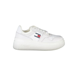 Tommy Hilfiger White Polyester Sneaker