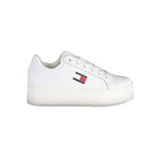 Tommy Hilfiger White Polyester Sneaker