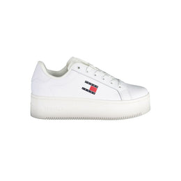 Tommy Hilfiger White Polyester Sneaker