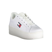 Tommy Hilfiger White Polyester Sneaker