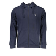 Sergio Tacchini Blue Cotton Men Sweater