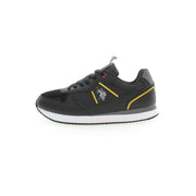 U.S. POLO ASSN. Black Polyester Sneaker