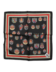 Dolce & Gabbana Multicolor Silk Square Men Foulard Scarf