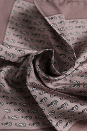 Dolce & Gabbana Brown Sea Horse Silk Square Foulard Scarf