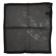 Dolce & Gabbana Black Patterned Cotton Square Foulard Scarf