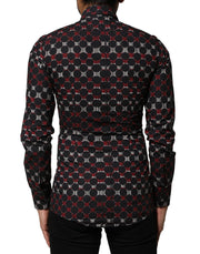 Dolce & Gabbana Multicolor Cotton GOLD Long Sleeves Shirt