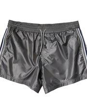 Dolce & Gabbana Gray Polyester Mid Waist Casual Bermuda Shorts