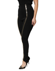 Dolce & Gabbana Black High Waist Skinny Pants