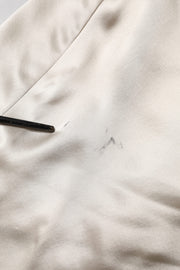 Dolce & Gabbana Beige Satin Silk Collared Long Sleeves Top