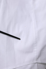 Dolce & Gabbana White Cotton Collared Long Sleeves Shirt Top