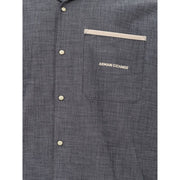 Armani Exchange Blue Denim Shirt