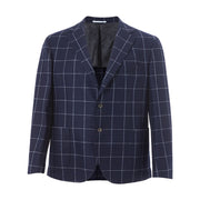 Malo Blue Wool Blazer